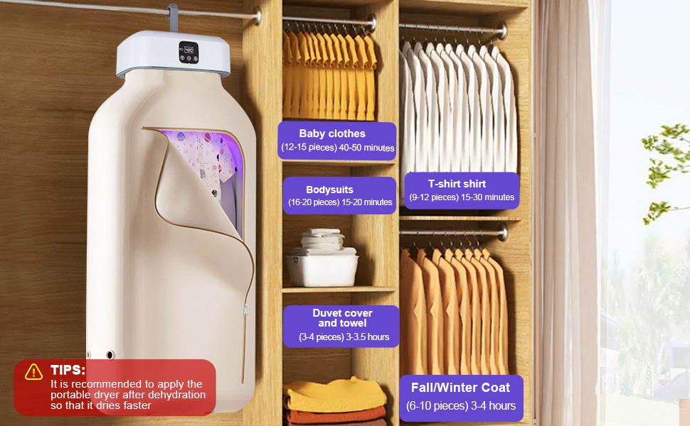 Portable Electric Clothes Dryer