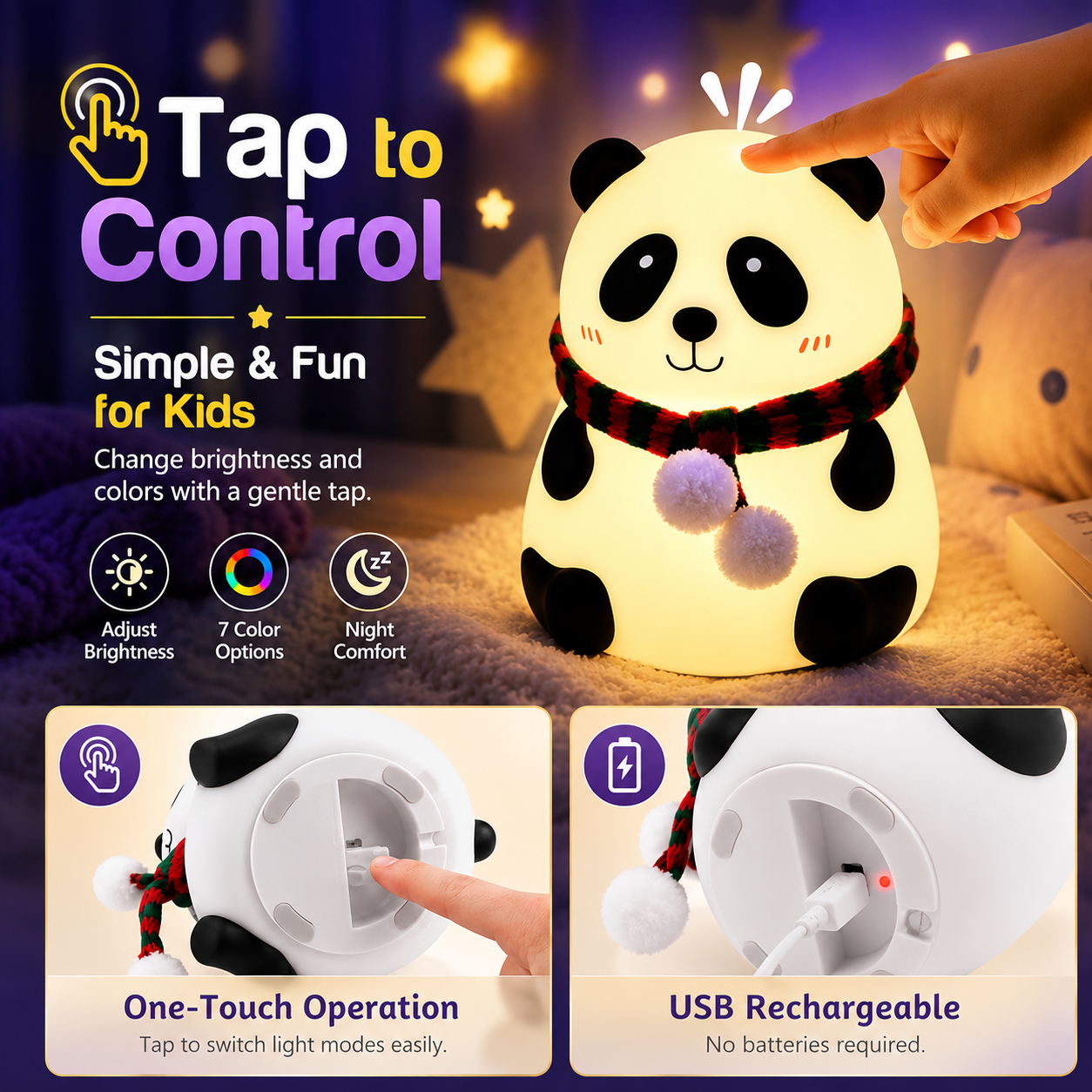 Panda Night Lamp